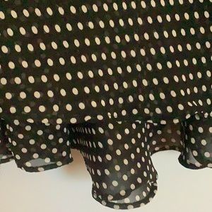 Polka Dot layered skirt